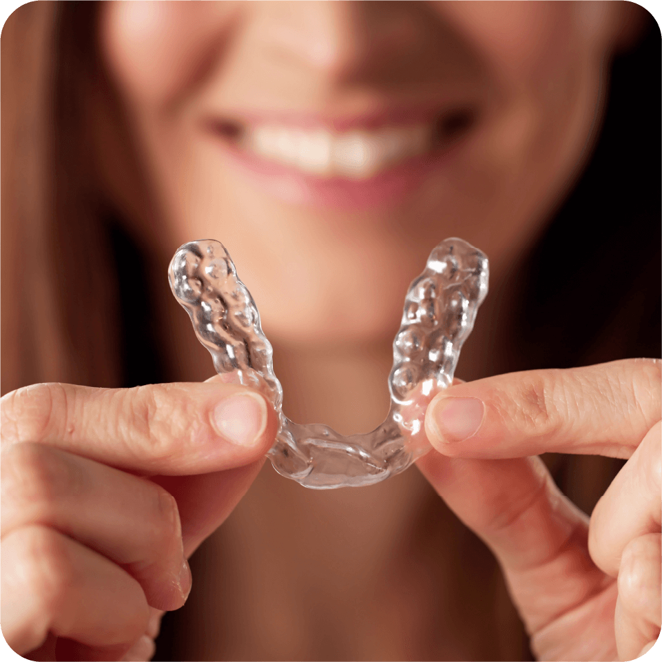 Dentist high-fiving patient
